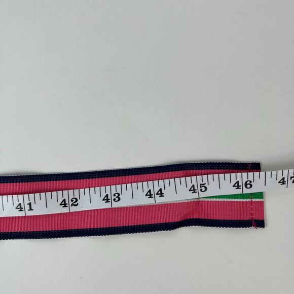 Womens Preppy Grosgrain Band Belt with Large Bow Pink Navy Green Y2K Barbie S/M - Picture 8 of 10